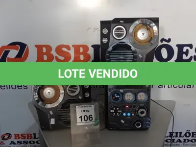LOTE 106 - 01 GAMEPORT MINI SYSTEM MODELO FM M779 MARCA PHILIPS. (NO ESTADO) ATENÇÃO! FAZER A VISITAÇÃO ANTES DE ARREMATAR, NÃO SABEMOS SE FUNCIONA, LEILÃO NÃO TEM GARANTIA E NEM DEVOLUÇÃO, SUJEITO A POSSÍVEIS AVARIAS VISÍVEIS/OCULTAS E/OU AUSÊNCIA DE COMPONENTES.