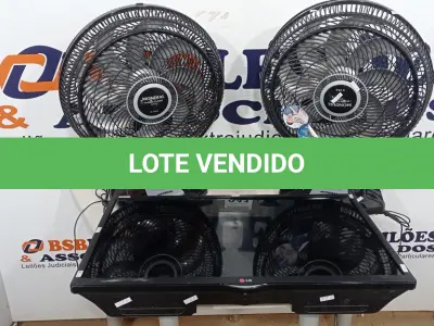 LOTE 041 - 01 TV 32’’ MARCA LG E 02 VENTILADORES MARCA MONDIAL. (NO ESTADO) ATENÇÃO! FAZER A VISITAÇÃO ANTES DE ARREMATAR, NÃO SABEMOS SE FUNCIONA, LEILÃO NÃO TEM GARANTIA E NEM DEVOLUÇÃO, SUJEITO A POSSÍVEIS AVARIAS VISÍVEIS/OCULTAS E/OU AUSÊNCIA DE COMPONENTES.