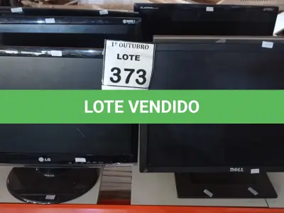 LOTE 373 - 06 MONITORES MARCAS E MODELOS DIVERSOS. (NO ESTADO) ATENÇÃO! FAZER A VISITAÇÃO ANTES DE ARREMATAR, NÃO SABEMOS SE FUNCIONA, LEILÃO NÃO TEM GARANTIA E NEM DEVOLUÇÃO, SUJEITO A POSSÍVEIS AVARIAS VISÍVEIS/OCULTAS E/OU AUSÊNCIA DE COMPONENTES.