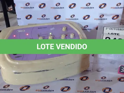 LOTE 248 - 01 APARELHO DE ALTA FREQUÊNCIA BELLE FACE MARCA ELETROBEL. (NO ESTADO) ATENÇÃO! FAZER A VISITAÇÃO ANTES DE ARREMATAR, NÃO SABEMOS SE FUNCIONA, LEILÃO NÃO TEM GARANTIA E NEM DEVOLUÇÃO, SUJEITO A POSSÍVEIS AVARIAS VISÍVEIS/OCULTAS E/OU AUSÊNCIA DE COMPONENTES