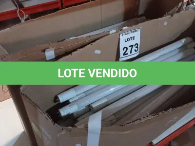LOTE 273 - 01 LOTE COM GRANDE QUANTIDADE DE LÂMPADAS LED. (NO ESTADO) ATENÇÃO! FAZER A VISITAÇÃO ANTES DE ARREMATAR, NÃO SABEMOS SE FUNCIONA, LEILÃO NÃO TEM GARANTIA E NEM DEVOLUÇÃO, SUJEITO A POSSÍVEIS AVARIAS VISÍVEIS/OCULTAS E/OU AUSÊNCIA DE COMPONENTES.