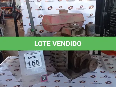 LOTE 155 - 01 MOTOR ESTACIONÁRIO MARCA BRANCO MODELO 3.5CV E 01 BOMBA D’AGUA. (NO ESTADO) ATENÇÃO! FAZER A VISITAÇÃO ANTES DE ARREMATAR, NÃO SABEMOS SE FUNCIONA, LEILÃO NÃO TEM GARANTIA E NEM DEVOLUÇÃO, SUJEITO A POSSÍVEIS AVARIAS VISÍVEIS/OCULTAS E/OU AUSÊNCIA DE COMPONENTES.