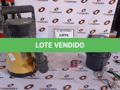 LOTE 328 - 01 AQUECEDOR DE HIDROMASSAGEM E 01 BOMBA SUBMERSÍVEL. (NO ESTADO) ATENÇÃO! FAZER A VISITAÇÃO ANTES DE ARREMATAR, NÃO SABEMOS SE FUNCIONA, LEILÃO NÃO TEM GARANTIA E NEM DEVOLUÇÃO, SUJEITO A POSSÍVEIS AVARIAS VISÍVEIS/OCULTAS E/OU AUSÊNCIA DE COMPONENTES.