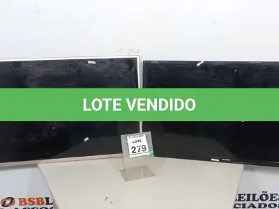 LOTE 279 - 01 TV LCD 42’’ MARCA PHILCO E 01 TV LCD 39’’ MARCA SAMSUNG. (NO ESTADO) ATENÇÃO! FAZER A VISITAÇÃO ANTES DE ARREMATAR, NÃO SABEMOS SE FUNCIONA, LEILÃO NÃO TEM GARANTIA E NEM DEVOLUÇÃO, SUJEITO A POSSÍVEIS AVARIAS VISÍVEIS/OCULTAS E/OU AUSÊNCIA DE COMPONENTES.