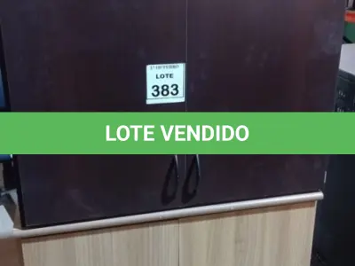 LOTE 383 - 02 ARMÁRIOS BAIXOS DE MADEIRA COM 02 PORTAS. (NO ESTADO) ATENÇÃO! FAZER A VISITAÇÃO ANTES DE ARREMATAR, NÃO SABEMOS SE FUNCIONA, LEILÃO NÃO TEM GARANTIA E NEM DEVOLUÇÃO, SUJEITO A POSSÍVEIS AVARIAS VISÍVEIS/OCULTAS E/OU AUSÊNCIA DE COMPONENTES.
