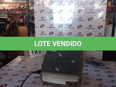 LOTE 183 - 01 PROJETOR MARCA INFOCUS COM CABOS. (NO ESTADO) ATENÇÃO! FAZER A VISITAÇÃO ANTES DE ARREMATAR, NÃO SABEMOS SE FUNCIONA, LEILÃO NÃO TEM GARANTIA E NEM DEVOLUÇÃO, SUJEITO A POSSÍVEIS AVARIAS VISÍVEIS/OCULTAS E/OU AUSÊNCIA DE COMPONENTES