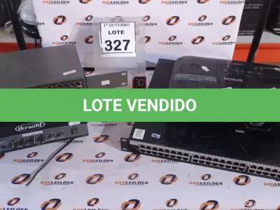 LOTE 327 - 02 SWITCHES, 01 PROJETOR MARCA EPSON E 01 MIXER AMPLIFICADOR. (NO ESTADO) ATENÇÃO! FAZER A VISITAÇÃO ANTES DE ARREMATAR, NÃO SABEMOS SE FUNCIONA, LEILÃO NÃO TEM GARANTIA E NEM DEVOLUÇÃO, SUJEITO A POSSÍVEIS AVARIAS VISÍVEIS/OCULTAS E/OU AUSÊNCIA DE COMPONENTES.