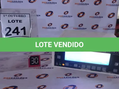 LOTE 241 - 01 OXÍMETRO DE PULSO. (NO ESTADO) ATENÇÃO! FAZER A VISITAÇÃO ANTES DE ARREMATAR, NÃO SABEMOS SE FUNCIONA, LEILÃO NÃO TEM GARANTIA E NEM DEVOLUÇÃO, SUJEITO A POSSÍVEIS AVARIAS VISÍVEIS/OCULTAS E/OU AUSÊNCIA DE COMPONENTES.