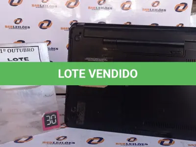 LOTE 165 - 01 NOTEBOOK MARCA COMPAQ. (NO ESTADO) ATENÇÃO! FAZER A VISITAÇÃO ANTES DE ARREMATAR, NÃO SABEMOS SE FUNCIONA, LEILÃO NÃO TEM GARANTIA E NEM DEVOLUÇÃO, SUJEITO A POSSÍVEIS AVARIAS VISÍVEIS/OCULTAS E/OU AUSÊNCIA DE COMPONENTES.