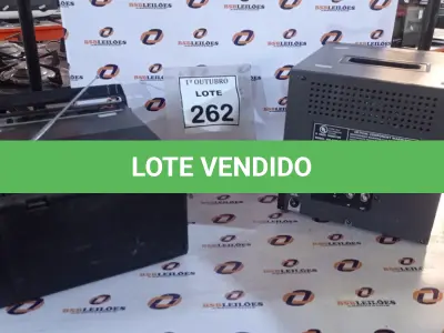 LOTE 262 - 02 TVS PORTÁTEIS. (NO ESTADO) ATENÇÃO! FAZER A VISITAÇÃO ANTES DE ARREMATAR, NÃO SABEMOS SE FUNCIONA, LEILÃO NÃO TEM GARANTIA E NEM DEVOLUÇÃO, SUJEITO A POSSÍVEIS AVARIAS VISÍVEIS/OCULTAS E/OU AUSÊNCIA DE COMPONENTES.