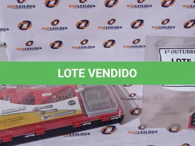 LOTE 216 - 01 JOGO DE BROCAS HELICOIDAL COM 24 PEÇAS MARCA SCHULZ. (NO ESTADO) ATENÇÃO! FAZER A VISITAÇÃO ANTES DE ARREMATAR, NÃO SABEMOS SE FUNCIONA, LEILÃO NÃO TEM GARANTIA E NEM DEVOLUÇÃO, SUJEITO A POSSÍVEIS AVARIAS VISÍVEIS/OCULTAS E/OU AUSÊNCIA DE COMPONENTES.