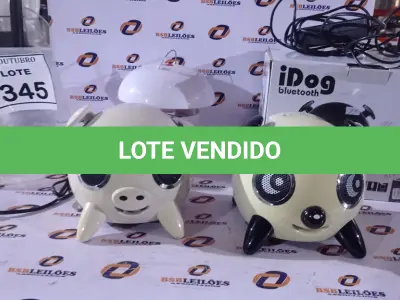 LOTE 345 - 02 CAIXINHAS DE SOM BLUETOOTH E 01 MATA MOSCAS. (NO ESTADO) ATENÇÃO! FAZER A VISITAÇÃO ANTES DE ARREMATAR, NÃO SABEMOS SE FUNCIONA, LEILÃO NÃO TEM GARANTIA E NEM DEVOLUÇÃO, SUJEITO A POSSÍVEIS AVARIAS VISÍVEIS/OCULTAS E/OU AUSÊNCIA DE COMPONENTES.