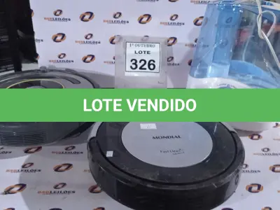 LOTE 326 - 02 ASPIRADORES ROBÔ E 01 UMIDIFICADOR. (NO ESTADO) ATENÇÃO! FAZER A VISITAÇÃO ANTES DE ARREMATAR, NÃO SABEMOS SE FUNCIONA, LEILÃO NÃO TEM GARANTIA E NEM DEVOLUÇÃO, SUJEITO A POSSÍVEIS AVARIAS VISÍVEIS/OCULTAS E/OU AUSÊNCIA DE COMPONENTES.