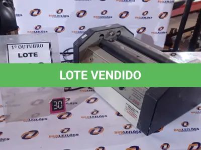 LOTE 236 - 01 SELADORA. (NO ESTADO) ATENÇÃO! FAZER A VISITAÇÃO ANTES DE ARREMATAR, NÃO SABEMOS SE FUNCIONA, LEILÃO NÃO TEM GARANTIA E NEM DEVOLUÇÃO, SUJEITO A POSSÍVEIS AVARIAS VISÍVEIS/OCULTAS E/OU AUSÊNCIA DE COMPONENTES.