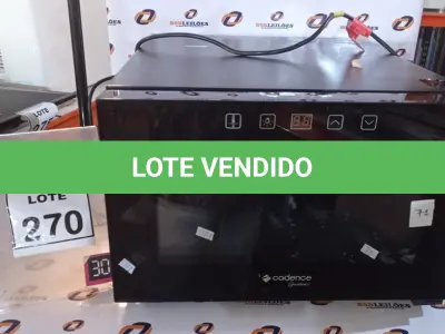 LOTE 270 - 01 ADEGA BIVOLT MARCA CADENCE. (NO ESTADO) ATENÇÃO! FAZER A VISITAÇÃO ANTES DE ARREMATAR, NÃO SABEMOS SE FUNCIONA, LEILÃO NÃO TEM GARANTIA E NEM DEVOLUÇÃO, SUJEITO A POSSÍVEIS AVARIAS VISÍVEIS/OCULTAS E/OU AUSÊNCIA DE COMPONENTES.