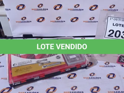 LOTE 203 - 01 JOGO DE BROCAS HELICOIDAL COM 24 PEÇAS MARCA SCHULZ. (NO ESTADO) ATENÇÃO! FAZER A VISITAÇÃO ANTES DE ARREMATAR, NÃO SABEMOS SE FUNCIONA, LEILÃO NÃO TEM GARANTIA E NEM DEVOLUÇÃO, SUJEITO A POSSÍVEIS AVARIAS VISÍVEIS/OCULTAS E/OU AUSÊNCIA DE COMPONENTES.