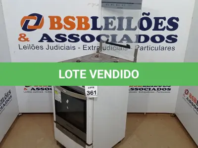 LOTE 361 - 01 FOGÃO 04 BOCAS MARCA BRASTEMP. (NO ESTADO) ATENÇÃO! FAZER A VISITAÇÃO ANTES DE ARREMATAR, NÃO SABEMOS SE FUNCIONA, LEILÃO NÃO TEM GARANTIA E NEM DEVOLUÇÃO, SUJEITO A POSSÍVEIS AVARIAS VISÍVEIS/OCULTAS E/OU AUSÊNCIA DE COMPONENTES.
