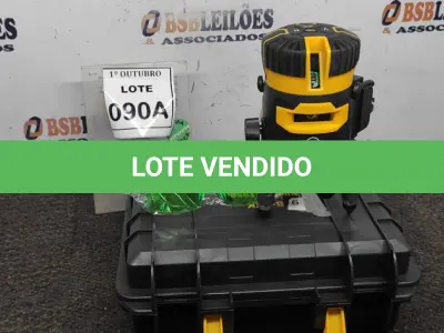 LOTE 090 - 01 NIVEL A LASER COM 2 BATERIAS MALETA ÓCULOS DE PROTEÇÃO. (NO ESTADO) ATENÇÃO! FAZER A VISITAÇÃO ANTES DE ARREMATAR, NÃO SABEMOS SE FUNCIONA, LEILÃO NÃO TEM GARANTIA E NEM DEVOLUÇÃO, SUJEITO A POSSÍVEIS AVARIAS VISÍVEIS/OCULTAS E/OU AUSÊNCIA DE COMPONENTES.