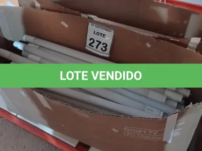 LOTE 273 - 01 LOTE COM GRANDE QUANTIDADE DE LÂMPADAS LED. (NO ESTADO) ATENÇÃO! FAZER A VISITAÇÃO ANTES DE ARREMATAR, NÃO SABEMOS SE FUNCIONA, LEILÃO NÃO TEM GARANTIA E NEM DEVOLUÇÃO, SUJEITO A POSSÍVEIS AVARIAS VISÍVEIS/OCULTAS E/OU AUSÊNCIA DE COMPONENTES.