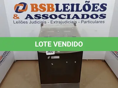 LOTE 360 - 01 FOGÃO 04 BOCAS MARCA BRASTEMP. (NO ESTADO) ATENÇÃO! FAZER A VISITAÇÃO ANTES DE ARREMATAR, NÃO SABEMOS SE FUNCIONA, LEILÃO NÃO TEM GARANTIA E NEM DEVOLUÇÃO, SUJEITO A POSSÍVEIS AVARIAS VISÍVEIS/OCULTAS E/OU AUSÊNCIA DE COMPONENTES.