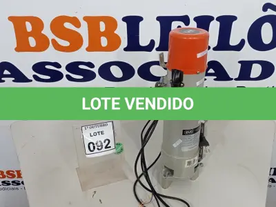 LOTE 092 - 01 AUTOMATIZADOR PARA PORTAS DE ENROLAR. (NO ESTADO) ATENÇÃO! FAZER A VISITAÇÃO ANTES DE ARREMATAR, NÃO SABEMOS SE FUNCIONA, LEILÃO NÃO TEM GARANTIA E NEM DEVOLUÇÃO, SUJEITO A POSSÍVEIS AVARIAS VISÍVEIS/OCULTAS E/OU AUSÊNCIA DE COMPONENTES.