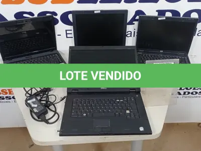 LOTE 288 - 04 NOTEBOOKS DE MARCAS E MODELOS DIVERSOS E 01 CARREGADOR. (NO ESTADO) ATENÇÃO! FAZER A VISITAÇÃO ANTES DE ARREMATAR, NÃO SABEMOS SE FUNCIONA, LEILÃO NÃO TEM GARANTIA E NEM DEVOLUÇÃO, SUJEITO A POSSÍVEIS AVARIAS VISÍVEIS/OCULTAS E/OU AUSÊNCIA DE COMPONENTES.