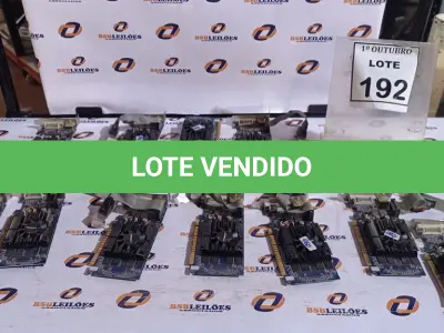 LOTE 192 - 11 PLACAS DE VÍDEO SLIM COM HDMI. (NO ESTADO) ATENÇÃO! FAZER A VISITAÇÃO ANTES DE ARREMATAR, NÃO SABEMOS SE FUNCIONA, LEILÃO NÃO TEM GARANTIA E NEM DEVOLUÇÃO, SUJEITO A POSSÍVEIS AVARIAS VISÍVEIS/OCULTAS E/OU AUSÊNCIA DE COMPONENTES