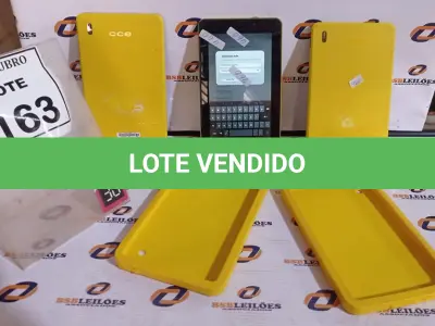 LOTE 163 - 03 TABLETS MARCA CCE. (NO ESTADO) ATENÇÃO! FAZER A VISITAÇÃO ANTES DE ARREMATAR, NÃO SABEMOS SE FUNCIONA, LEILÃO NÃO TEM GARANTIA E NEM DEVOLUÇÃO, SUJEITO A POSSÍVEIS AVARIAS VISÍVEIS/OCULTAS E/OU AUSÊNCIA DE COMPONENTES.