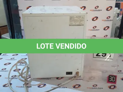 LOTE 291 - 01 ESTUFA DE ESTERILIZAÇÃO E SECAGEM. (NO ESTADO) ATENÇÃO! FAZER A VISITAÇÃO ANTES DE ARREMATAR, NÃO SABEMOS SE FUNCIONA, LEILÃO NÃO TEM GARANTIA E NEM DEVOLUÇÃO, SUJEITO A POSSÍVEIS AVARIAS VISÍVEIS/OCULTAS E/OU AUSÊNCIA DE COMPONENTES.