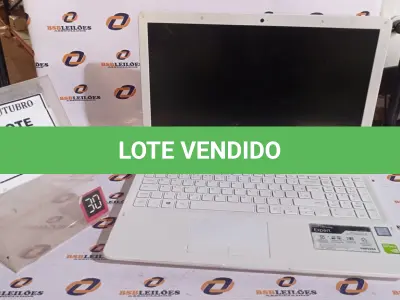 LOTE 169 - 01 NOTEBOOK I5 7° GERAÇÃO MARCA SAMSUNG. (NO ESTADO) ATENÇÃO! FAZER A VISITAÇÃO ANTES DE ARREMATAR, NÃO SABEMOS SE FUNCIONA, LEILÃO NÃO TEM GARANTIA E NEM DEVOLUÇÃO, SUJEITO A POSSÍVEIS AVARIAS VISÍVEIS/OCULTAS E/OU AUSÊNCIA DE COMPONENTES.