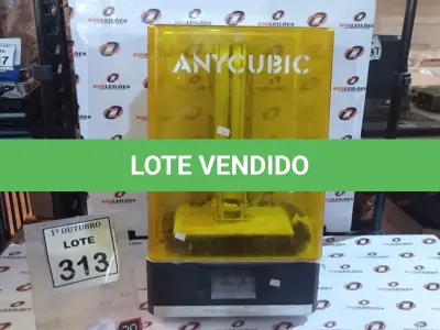 LOTE 313 - 01 IMPRESSORA 3D MODEL O PHOTO MONO X MARCA ANYCUBIC. (NO ESTADO) ATENÇÃO! FAZER A VISITAÇÃO ANTES DE ARREMATAR, NÃO SABEMOS SE FUNCIONA, LEILÃO NÃO TEM GARANTIA E NEM DEVOLUÇÃO, SUJEITO A POSSÍVEIS AVARIAS VISÍVEIS/OCULTAS E/OU AUSÊNCIA DE COMPONENTES.