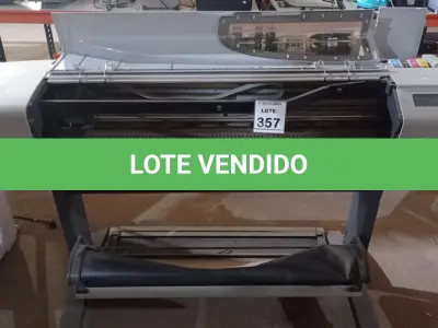 LOTE 357 - 01 PLOTTER MARCA HP MODELO DESIGNJET 500. (NO ESTADO) ATENÇÃO! FAZER A VISITAÇÃO ANTES DE ARREMATAR, NÃO SABEMOS SE FUNCIONA, LEILÃO NÃO TEM GARANTIA E NEM DEVOLUÇÃO, SUJEITO A POSSÍVEIS AVARIAS VISÍVEIS/OCULTAS E/OU AUSÊNCIA DE COMPONENTES.