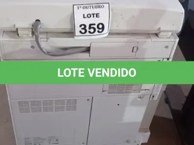 LOTE 359 - 01 COPIADORA MULTIFUNCIONAL MODELO WORKCENTRE 7225. (NO ESTADO) ATENÇÃO! FAZER A VISITAÇÃO ANTES DE ARREMATAR, NÃO SABEMOS SE FUNCIONA, LEILÃO NÃO TEM GARANTIA E NEM DEVOLUÇÃO, SUJEITO A POSSÍVEIS AVARIAS VISÍVEIS/OCULTAS E/OU AUSÊNCIA DE COMPONENTES.