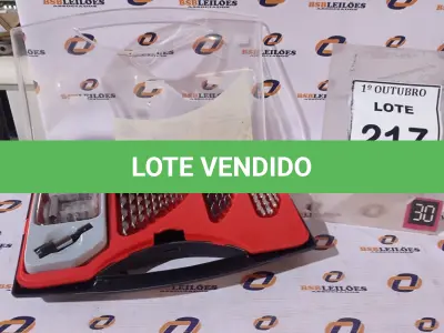 LOTE 217 - 01 JOGO DE BROCAS HELICOIDAL COM 24 PEÇAS MARCA SCHULZ. (NO ESTADO) ATENÇÃO! FAZER A VISITAÇÃO ANTES DE ARREMATAR, NÃO SABEMOS SE FUNCIONA, LEILÃO NÃO TEM GARANTIA E NEM DEVOLUÇÃO, SUJEITO A POSSÍVEIS AVARIAS VISÍVEIS/OCULTAS E/OU AUSÊNCIA DE COMPONENTES.