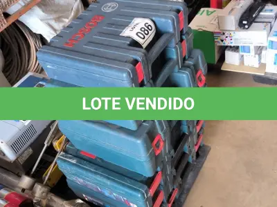 LOTE 086 - 06 MALETAS EM PLÁSTICO PARA FERRAMENTAS. (NO ESTADO) ATENÇÃO! FAZER A VISITAÇÃO ANTES DE ARREMATAR, NÃO SABEMOS SE FUNCIONA, LEILÃO NÃO TEM GARANTIA E NEM DEVOLUÇÃO, SUJEITO A POSSÍVEIS AVARIAS VISÍVEIS/OCULTAS E/OU AUSÊNCIA DE COMPONENTES.