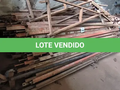 LOTE 146 - 01 LOTE COM CANTILHÕES EM FERRO. (NO ESTADO) ATENÇÃO! FAZER A VISITAÇÃO ANTES DE ARREMATAR, NÃO SABEMOS SE FUNCIONA, LEILÃO NÃO TEM GARANTIA E NEM DEVOLUÇÃO, SUJEITO A POSSÍVEIS AVARIAS VISÍVEIS/OCULTAS E/OU AUSÊNCIA DE COMPONENTES.