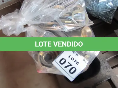 LOTE 070 - 01 LOTE COM CONEXÕES PARA HIDRANTE. (NO ESTADO) ATENÇÃO! FAZER A VISITAÇÃO ANTES DE ARREMATAR, NÃO SABEMOS SE FUNCIONA, LEILÃO NÃO TEM GARANTIA E NEM DEVOLUÇÃO, SUJEITO A POSSÍVEIS AVARIAS VISÍVEIS/OCULTAS E/OU AUSÊNCIA DE COMPONENTES.