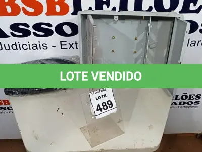 LOTE 489 - 01 UNIDADE DE MEDIÇÃO DE ÁGUA. (NO ESTADO) ATENÇÃO! FAZER A VISITAÇÃO ANTES DE ARREMATAR, NÃO SABEMOS SE FUNCIONA, LEILÃO NÃO TEM GARANTIA E NEM DEVOLUÇÃO, SUJEITO A POSSÍVEIS AVARIAS VISÍVEIS/OCULTAS E/OU AUSÊNCIA DE COMPONENTES.