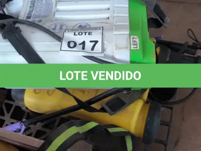 LOTE 017 - 02 BOMBAS MANUAIS DE APLICAÇÃO DE INSETICIDAS. (NO ESTADO) ATENÇÃO! FAZER A VISITAÇÃO ANTES DE ARREMATAR, NÃO SABEMOS SE FUNCIONA, LEILÃO NÃO TEM GARANTIA E NEM DEVOLUÇÃO, SUJEITO A POSSÍVEIS AVARIAS VISÍVEIS/OCULTAS E/OU AUSÊNCIA DE COMPONENTES.