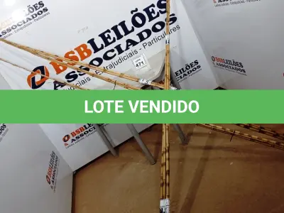 LOTE 471 - 01 LOTE COM VÁRIAS VARAS DE BAMBU. (NO ESTADO) ATENÇÃO! FAZER A VISITAÇÃO ANTES DE ARREMATAR, NÃO SABEMOS SE FUNCIONA, LEILÃO NÃO TEM GARANTIA E NEM DEVOLUÇÃO, SUJEITO A POSSÍVEIS AVARIAS VISÍVEIS/OCULTAS E/OU AUSÊNCIA DE COMPONENTES.