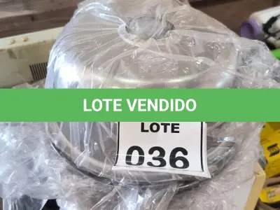 LOTE 036 - 05 CUBAS EM INOX REDONDAS 150MM. (NO ESTADO) ATENÇÃO! FAZER A VISITAÇÃO ANTES DE ARREMATAR, NÃO SABEMOS SE FUNCIONA, LEILÃO NÃO TEM GARANTIA E NEM DEVOLUÇÃO, SUJEITO A POSSÍVEIS AVARIAS VISÍVEIS/OCULTAS E/OU AUSÊNCIA DE COMPONENTES.