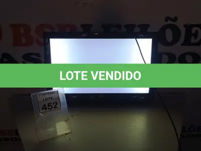 LOTE 452 - 01 TV LCD 26’’ MARCA AOC. (NO ESTADO) ATENÇÃO! FAZER A VISITAÇÃO ANTES DE ARREMATAR, NÃO SABEMOS SE FUNCIONA, LEILÃO NÃO TEM GARANTIA E NEM DEVOLUÇÃO, SUJEITO A POSSÍVEIS AVARIAS VISÍVEIS/OCULTAS E/OU AUSÊNCIA DE COMPONENTES.