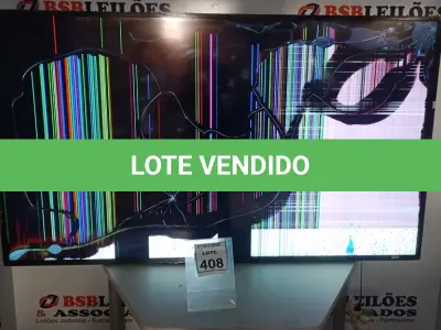 LOTE 408 - 01 TV LCD 70’’ MARCA LG. (NO ESTADO) ATENÇÃO! FAZER A VISITAÇÃO ANTES DE ARREMATAR, NÃO SABEMOS SE FUNCIONA, LEILÃO NÃO TEM GARANTIA E NEM DEVOLUÇÃO, SUJEITO A POSSÍVEIS AVARIAS VISÍVEIS/OCULTAS E/OU AUSÊNCIA DE COMPONENTES.