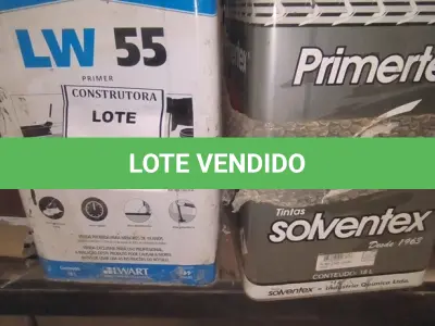 LOTE 106 - 01 LOTE COM PRIME ASFÁUTICO E PRIMER CINZA ESCURO. (NO ESTADO) ATENÇÃO! FAZER A VISITAÇÃO ANTES DE ARREMATAR, NÃO SABEMOS SE FUNCIONA, LEILÃO NÃO TEM GARANTIA E NEM DEVOLUÇÃO, SUJEITO A POSSÍVEIS AVARIAS VISÍVEIS/OCULTAS E/OU AUSÊNCIA DE COMPONENTES.