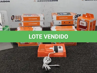 LOTE 290 - 01 LOTE COM VÁRIOS CARREGADORES. (NO ESTADO) ATENÇÃO! FAZER A VISITAÇÃO ANTES DE ARREMATAR, NÃO SABEMOS SE FUNCIONA, LEILÃO NÃO TEM GARANTIA E NEM DEVOLUÇÃO, SUJEITO A POSSÍVEIS AVARIAS VISÍVEIS/OCULTAS E/OU AUSÊNCIA DE COMPONENTES.