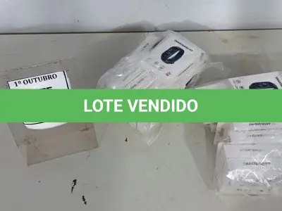LOTE 508 - 01 LOTE COM GRANDE QUANTIDADE DE RELÓGIOS SMARTBAND FIT. (NO ESTADO) ATENÇÃO! FAZER A VISITAÇÃO ANTES DE ARREMATAR, NÃO SABEMOS SE FUNCIONA, LEILÃO NÃO TEM GARANTIA E NEM DEVOLUÇÃO, SUJEITO A POSSÍVEIS AVARIAS VISÍVEIS/OCULTAS E/OU AUSÊNCIA DE COMPONENTES.