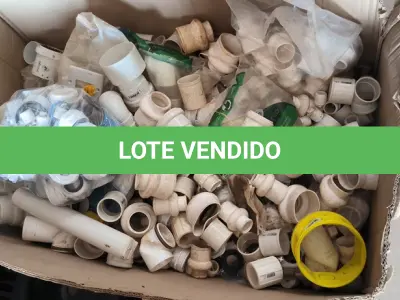 LOTE 082 - 01 LOTE COM VEDANTES, COIFA PARA TUBOS, LUVAS ROSCADAS, JOELHOS, NIP E REDUÇÕES. (NO ESTADO) ATENÇÃO! FAZER A VISITAÇÃO ANTES DE ARREMATAR, NÃO SABEMOS SE FUNCIONA, LEILÃO NÃO TEM GARANTIA E NEM DEVOLUÇÃO, SUJEITO A POSSÍVEIS AVARIAS VISÍVEIS/OCULTAS E/OU AUSÊNCIA DE COMPONENTES.