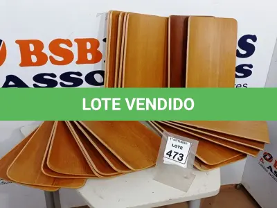 LOTE 473 - 20 TÁBUAS EM MADEIRA. (NO ESTADO) ATENÇÃO! FAZER A VISITAÇÃO ANTES DE ARREMATAR, NÃO SABEMOS SE FUNCIONA, LEILÃO NÃO TEM GARANTIA E NEM DEVOLUÇÃO, SUJEITO A POSSÍVEIS AVARIAS VISÍVEIS/OCULTAS E/OU AUSÊNCIA DE COMPONENTES.