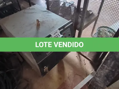 LOTE 001 - 01 MÁQUINA DE SOLDA ELÉTRICA BAMBOZZI TDC445ED TRIFÁSICA. (NO ESTADO) ATENÇÃO! FAZER A VISITAÇÃO ANTES DE ARREMATAR, NÃO SABEMOS SE FUNCIONA, LEILÃO NÃO TEM GARANTIA E NEM DEVOLUÇÃO, SUJEITO A POSSÍVEIS AVARIAS VISÍVEIS/OCULTAS E/OU AUSÊNCIA DE COMPONENTES.