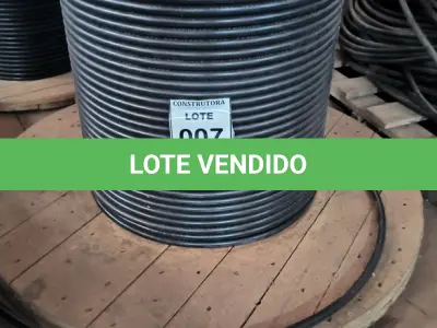 LOTE 007 - 01 CARRETEL EM MADEIRA COM FIO CORDEIRO HEPROCORD 1,95MM NA COR PRETO. (NO ESTADO) ATENÇÃO! FAZER A VISITAÇÃO ANTES DE ARREMATAR, NÃO SABEMOS SE FUNCIONA, LEILÃO NÃO TEM GARANTIA E NEM DEVOLUÇÃO, SUJEITO A POSSÍVEIS AVARIAS VISÍVEIS/OCULTAS E/OU AUSÊNCIA DE COMPONENTES.